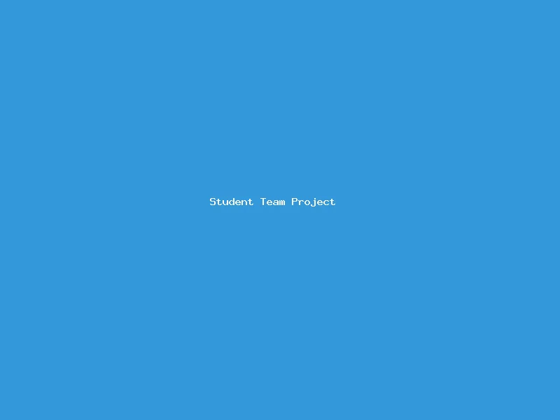 Student Team Project